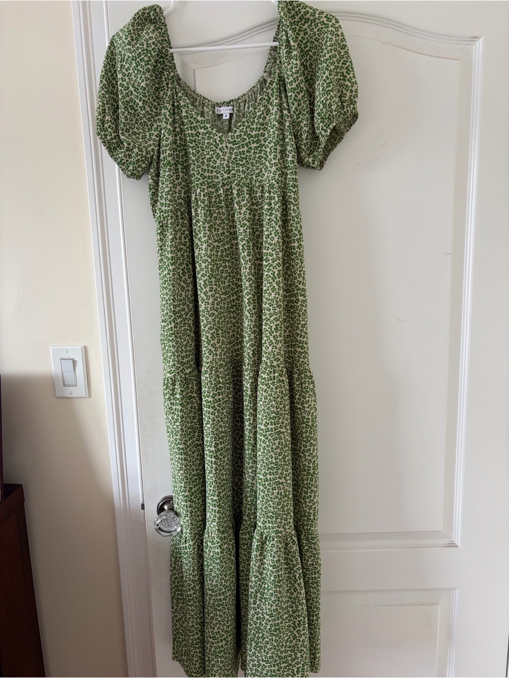Like New Baltic Born Gables Puff Sleeve Maxi Dress
